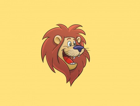 Lion Head Animated Character