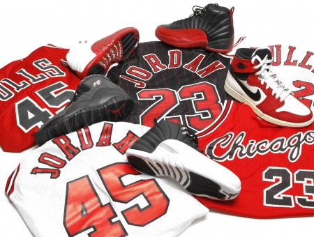 Michael Jordan 23 Chicago Bulls Red Jersey
