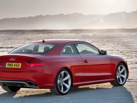 Red Audi Coupe