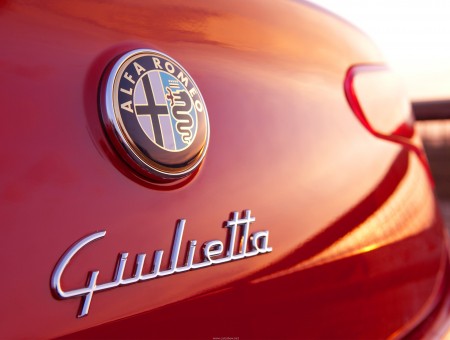 Red Alfa Romeo Guilietta