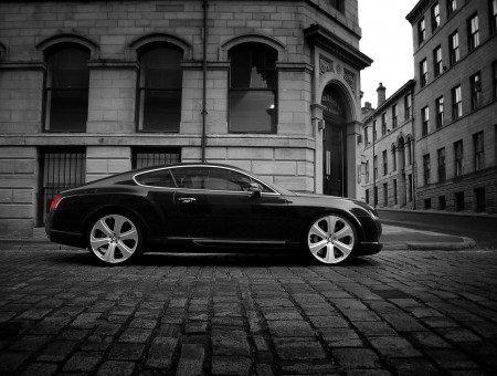 Black Bentley Continental Coupe