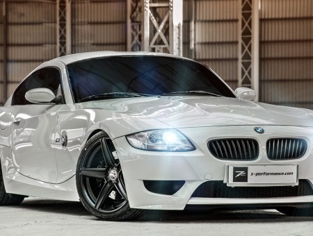 White BMW Concept Car