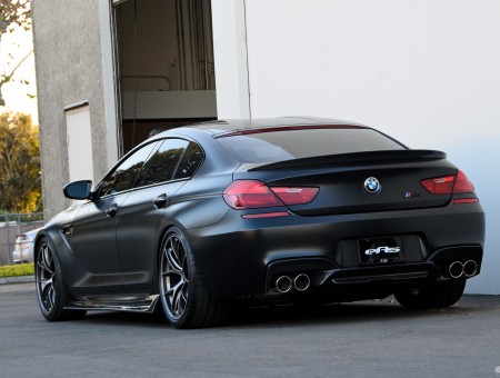 Black BMW M6 Gran Coupe