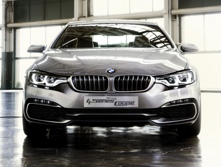 Silver BMW 4 Series Coupe