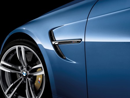Blue Sports Car BMW M3