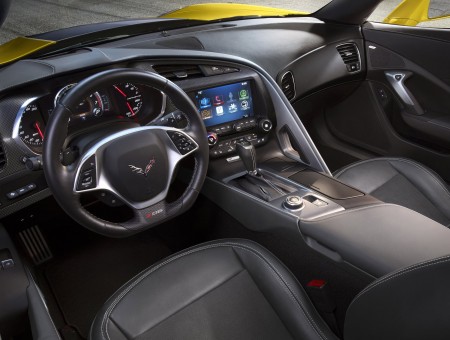 Black Corvette Steering Wheel