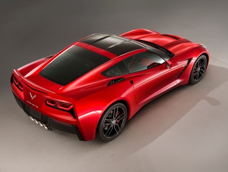 Red Corvette Luxury Car