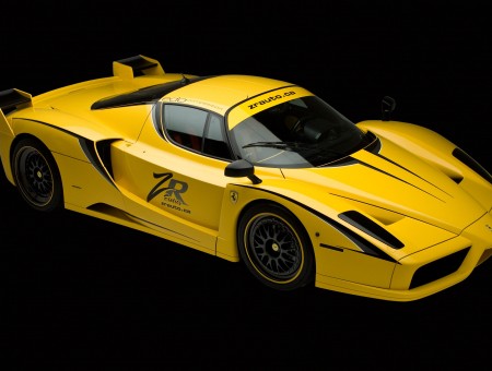 Yellow Zr Sports Car