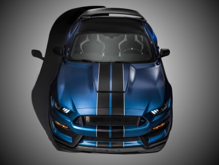Blue Black Sports Car