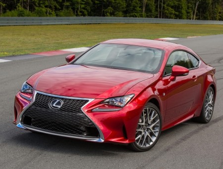 Red Lexus RC Coupe