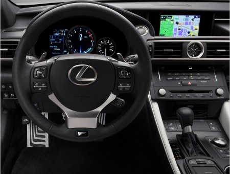 Black Lexus Multi-function Steering Wheel