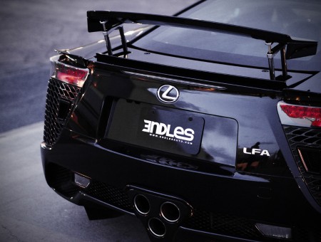 Black Lexus Sportscar