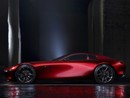 Red Mazda Concept Coupe