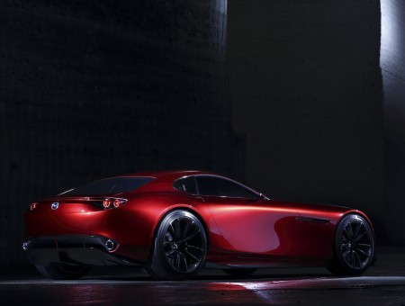 Red Mazda Sports Car