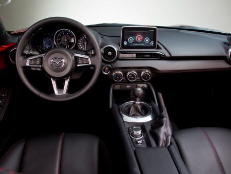 Black Mazda Interior