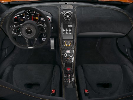 Black McLaren Interior