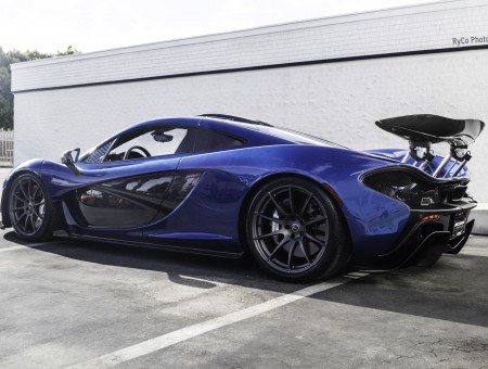 Blue And Black McLaren P1