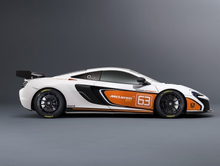 White Orange And Black McLaren P1