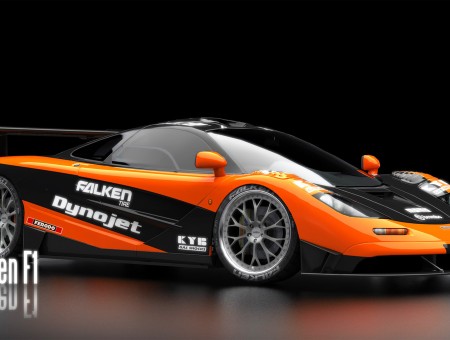 Orange And Black McLaren F1