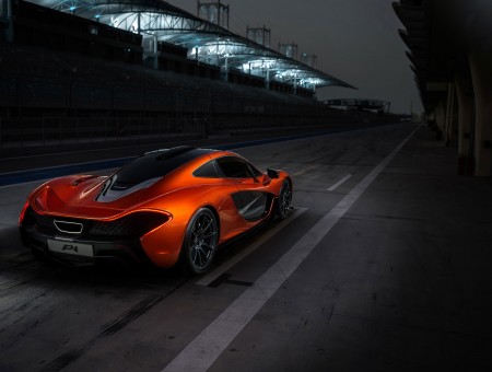 Orange And Black McLaren P1