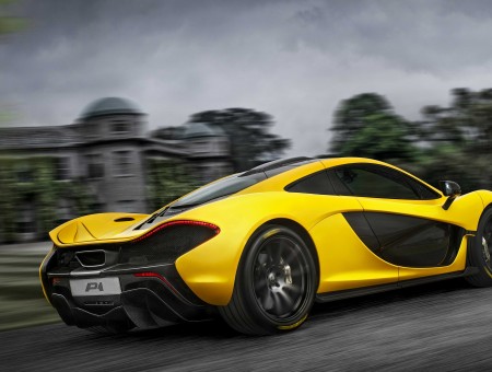 Yellow McLaren P1