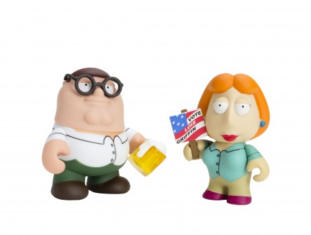Family Guy Peter And Lois Toy Action Figures