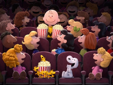 Snoopy On Movie Theater