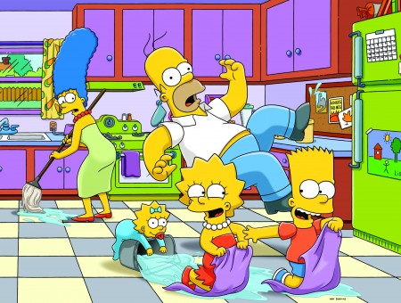 The Simpsons Family Cartoon