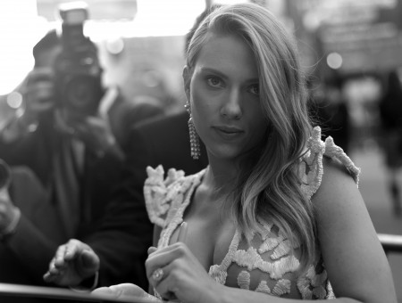 Scarlett Johansson In Grayscale