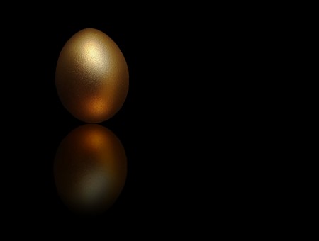 Gold And Brown Egg