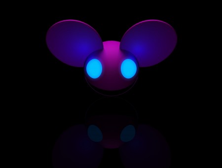 Purple Mouse Light Decor