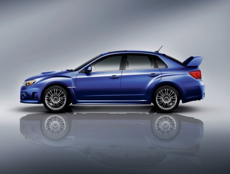 Blue Subaru Wrx