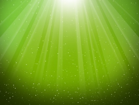 Green Sunlight Rays