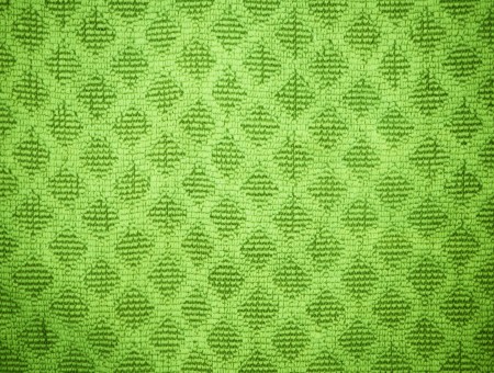 Green Diagonal Pattern Textile