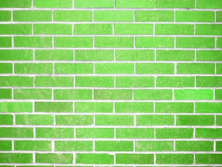 Green Concrete Wall