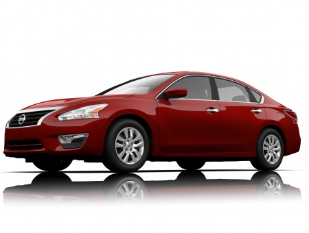 Red Nissan Altima
