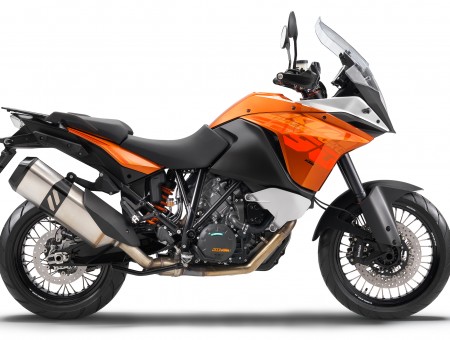 Orange Black Sportbike