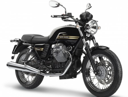 Black Cruiser Motorcycle