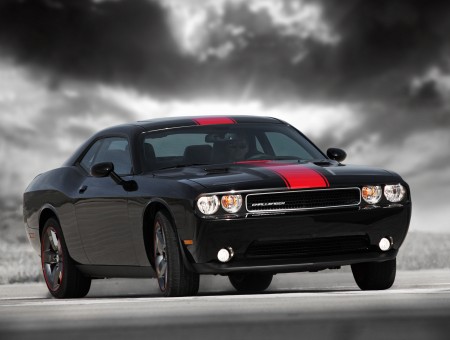 Black Dodge Challenger