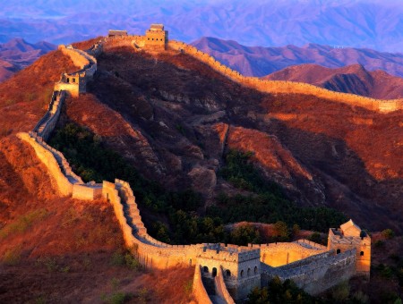 The Great Wall Of China Aerial Photo