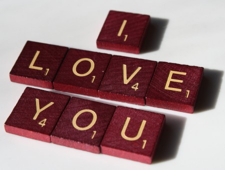 I Love You Scrabble