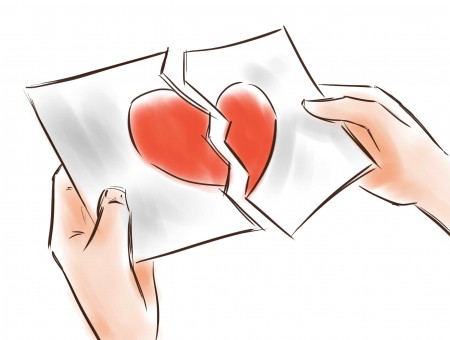 Person Holding Paper With Heart Illustration