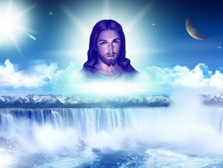 Jesus Above Niagara Falls