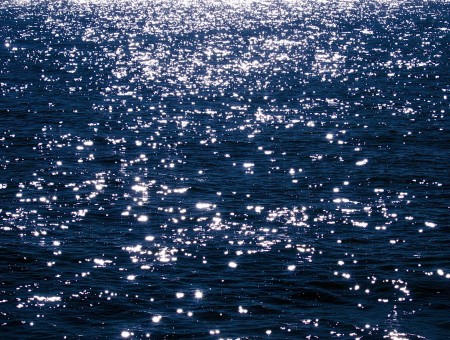 Sunlight On The Sea With Light Waves