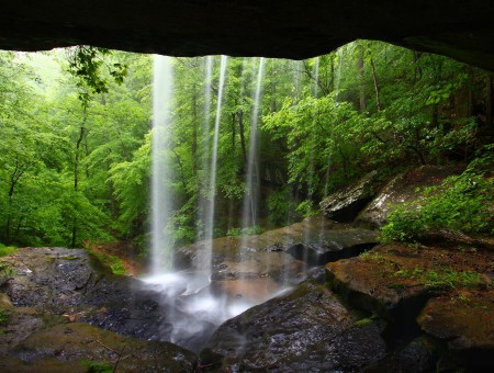 Waterfall During Daytime