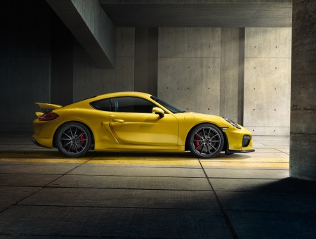 Yellow Porsche Carrera