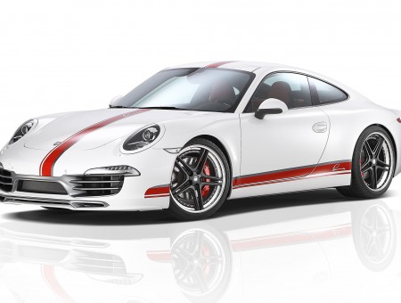White And Red Porsche 911 Carrera