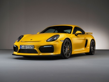 Yellow Porsche Carrera