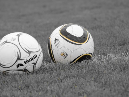 Black Yellow And White Soccer Ball