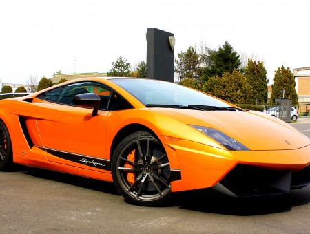 Orange And Black Lamborghini Gallardo Superlegga